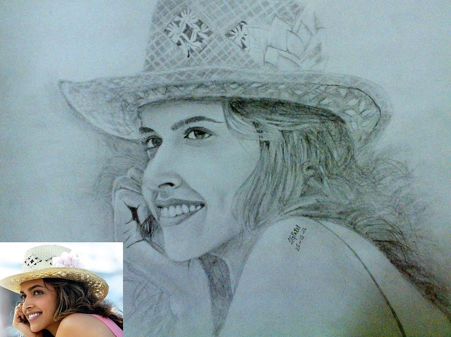 900x673 indian actress drawing - Actress Drawing