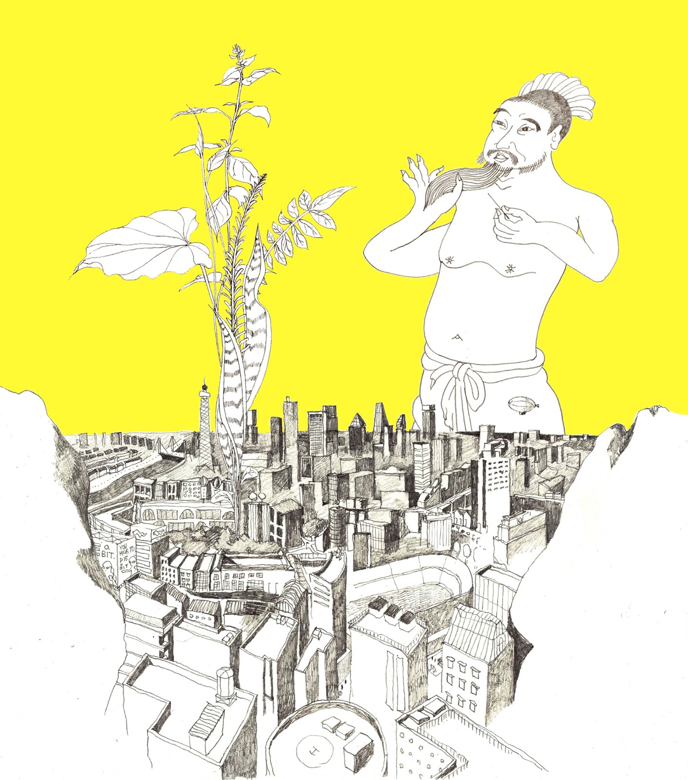 1411x1600 Urban Acupuncture - Acupuncture Drawing