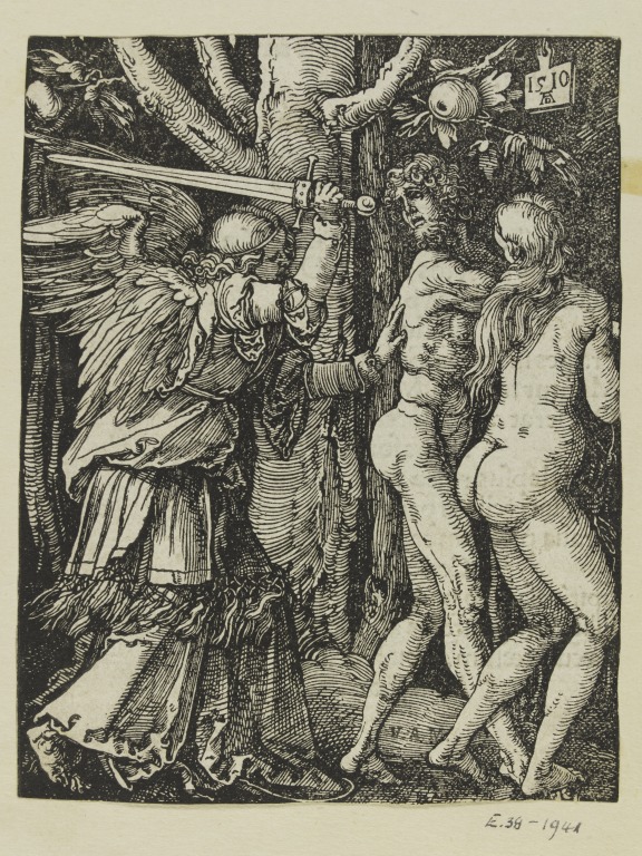 576x768 adam and eve expelled from paradise albrecht vampa search - Adam And Eve Drawing