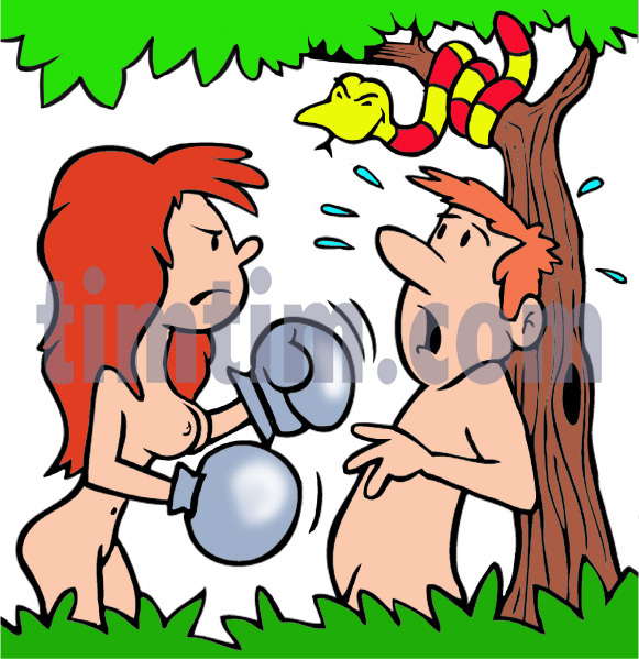 581x599 free drawing of adam and eve from the category church religion - Adam And Eve Drawing