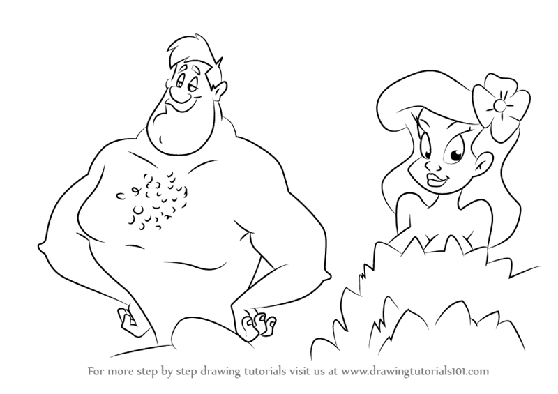800x565 learn how to draw adam and eve from animaniacs - Adam And Eve Drawing