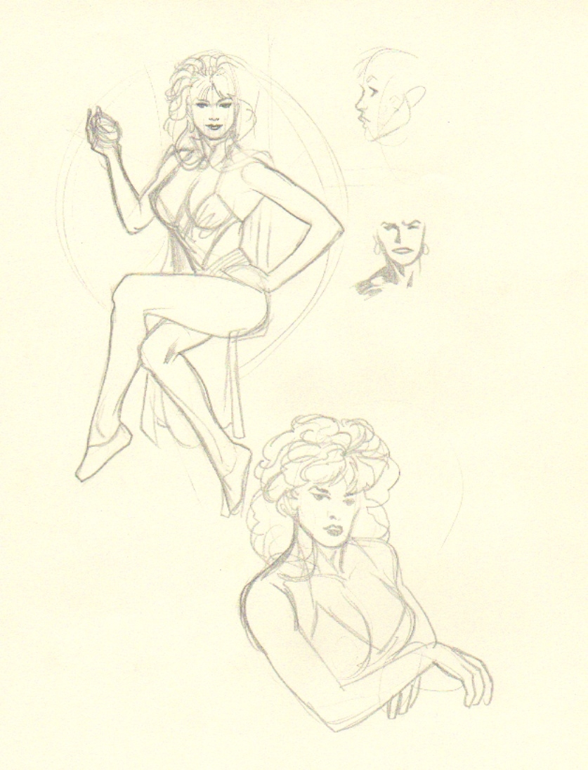 837x1096 Adam Hughes Phantom Lady Drawings In Steven Ng's Dc Comics - Adam Hughes Drawing