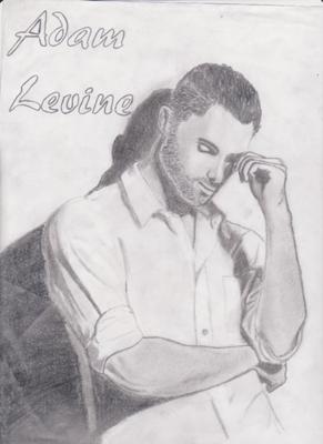 291x400 Adam Levine Drawing - Adam Levine Drawing