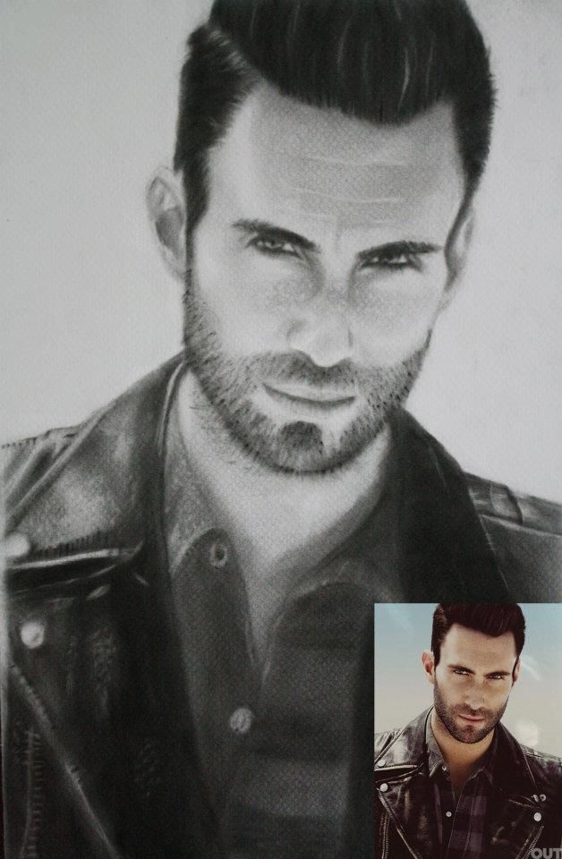 628x960 Adam Levine - Adam Levine Drawing