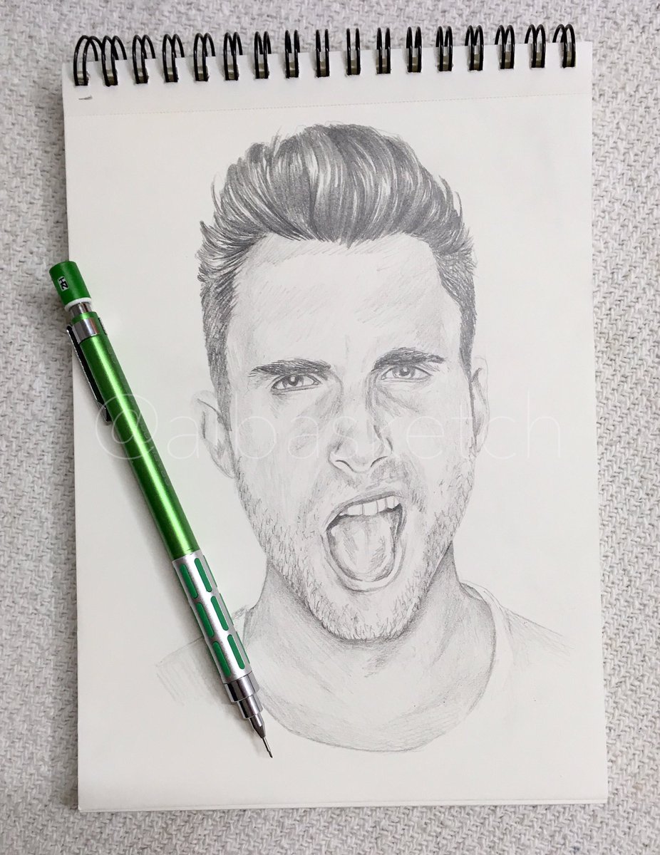926x1200 Albasketch On Twitter Happy Bday, ! - Adam Levine Drawing