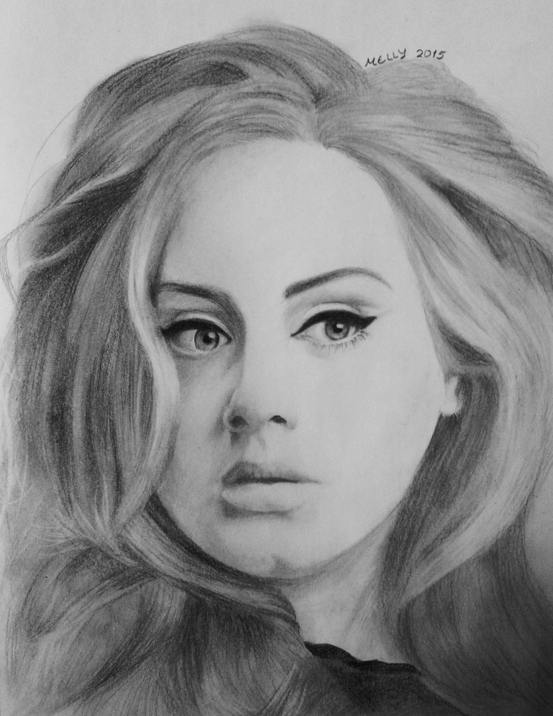 786x1016 Adele Drawing Pic Drawing Skill - Adele Drawing