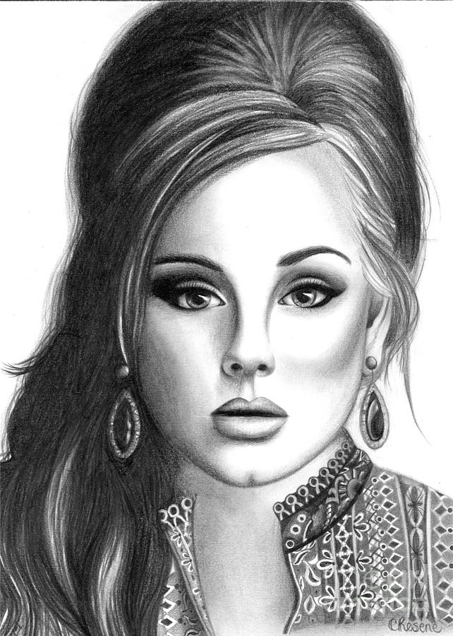 642x900 Adele Drawing - Adele Drawing