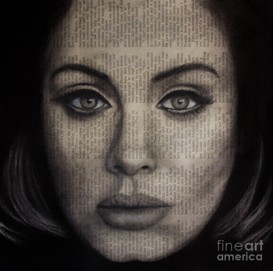 900x894 Art In The News Adele Drawing - Adele Drawing