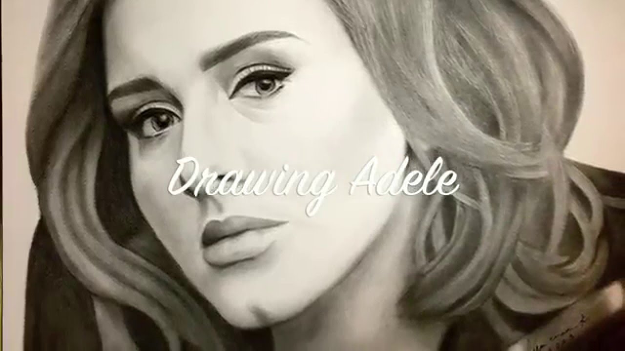 1280x720 Drawing Adele - Adele Drawing