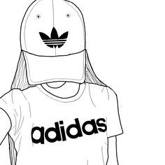 236x236 tumblr girl adidas drawing rajzok drawings, tumblr - Adidas Drawing