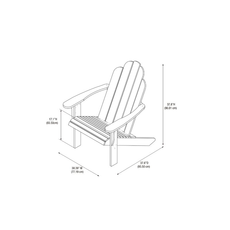 Adirondack Chair Drawing at PaintingValley.com | Explore collection of ...