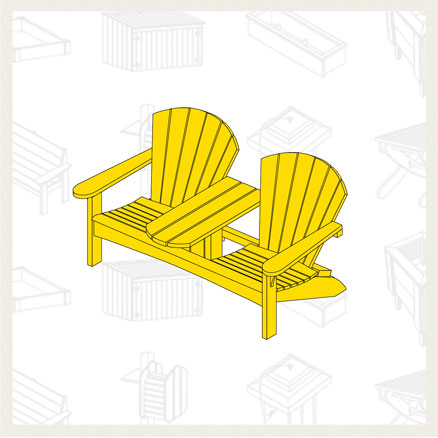 438x438 Stunning Diy Adirondack Chair Plans - Adirondack Chair Drawing