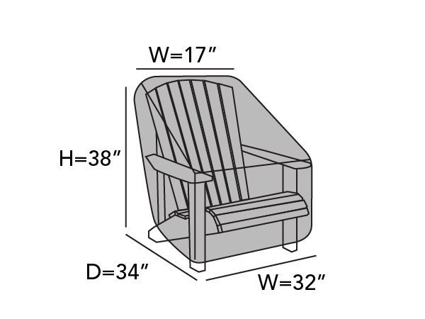 600x450 Adirondack Chair Cover - Adirondack Chair Drawing