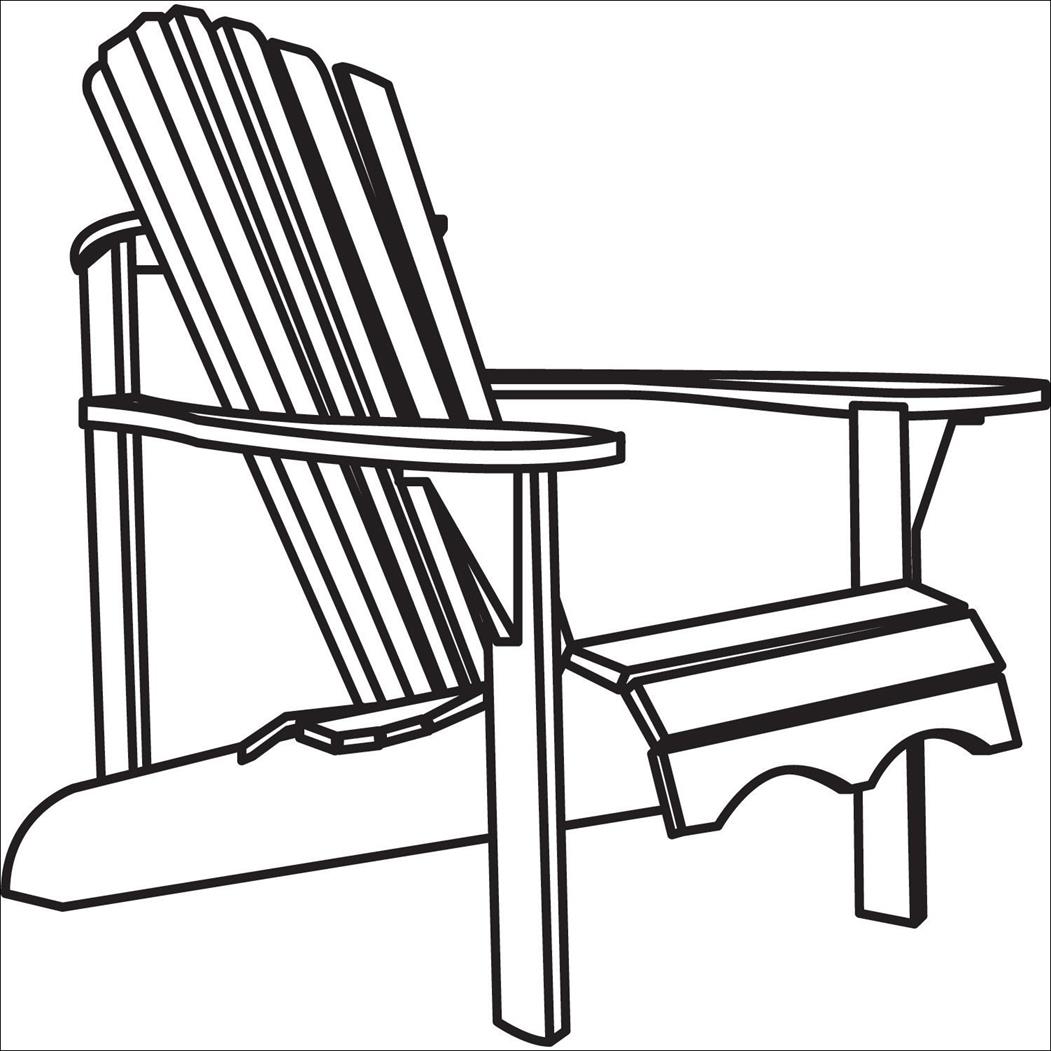 Adirondack Chair Drawing at Explore collection of