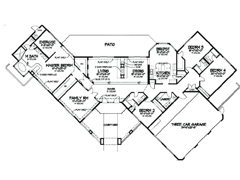 800x600 southwestern house plans adobe house plans inspirational - Adobe House Drawing