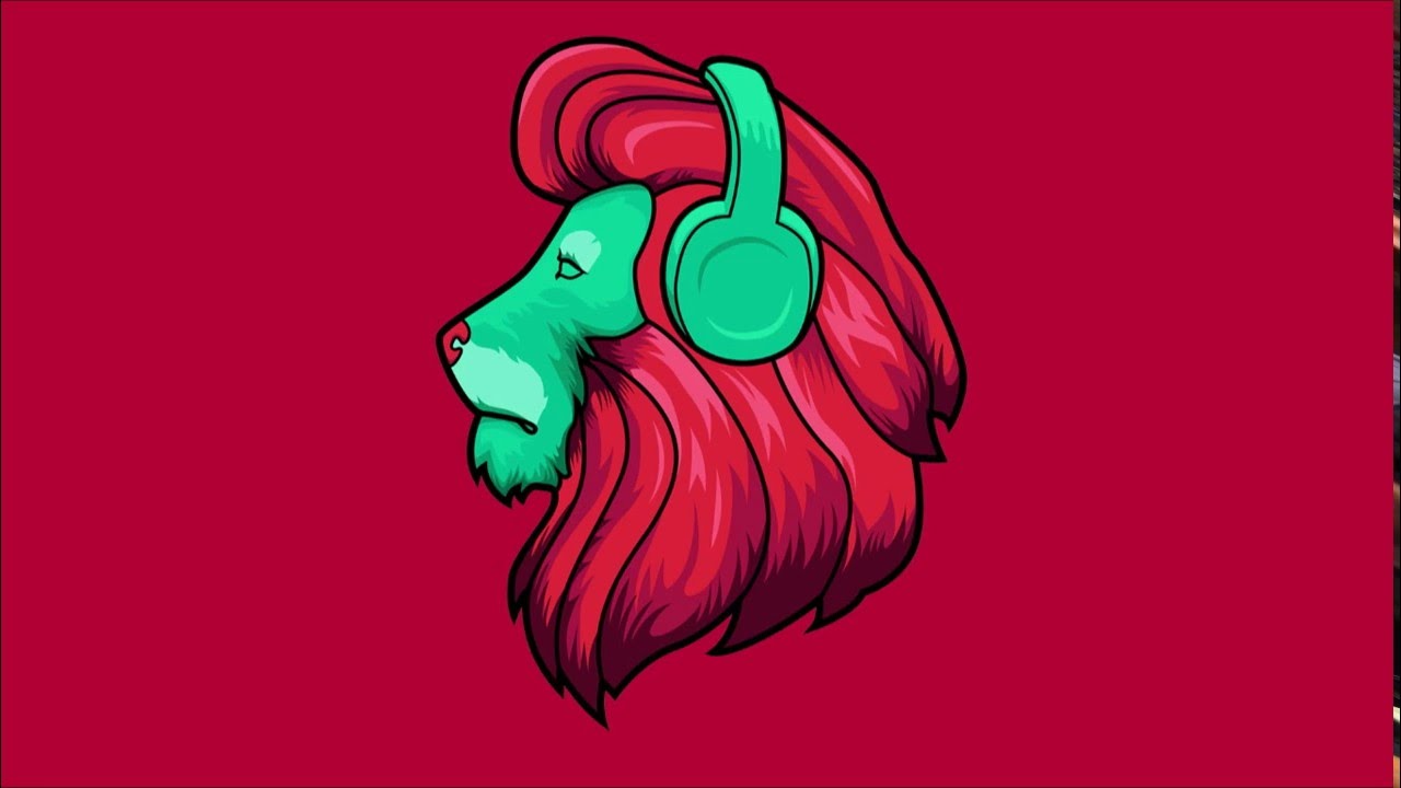 1280x720 the lion adobe illustrator drawing coloring speed drawing video - Adobe Illustrator Drawing