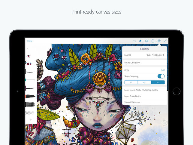 643x482 adobe photoshop sketch on the app store - Adobe Photoshop Drawing