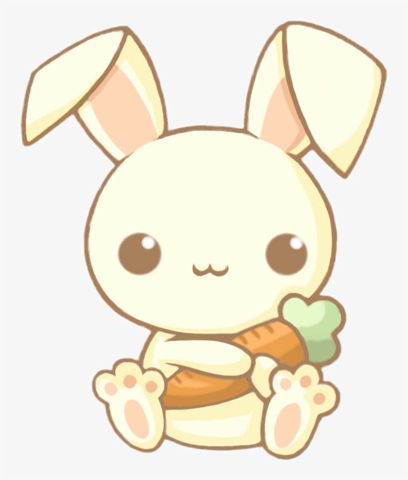 820x966 cute kawaii bunny rabbit carrot chibi animals adorable - Adorable Drawings