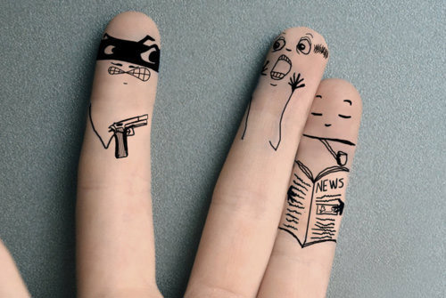 500x335 worldweirdweb adorable finger drawings - Adorable Drawings