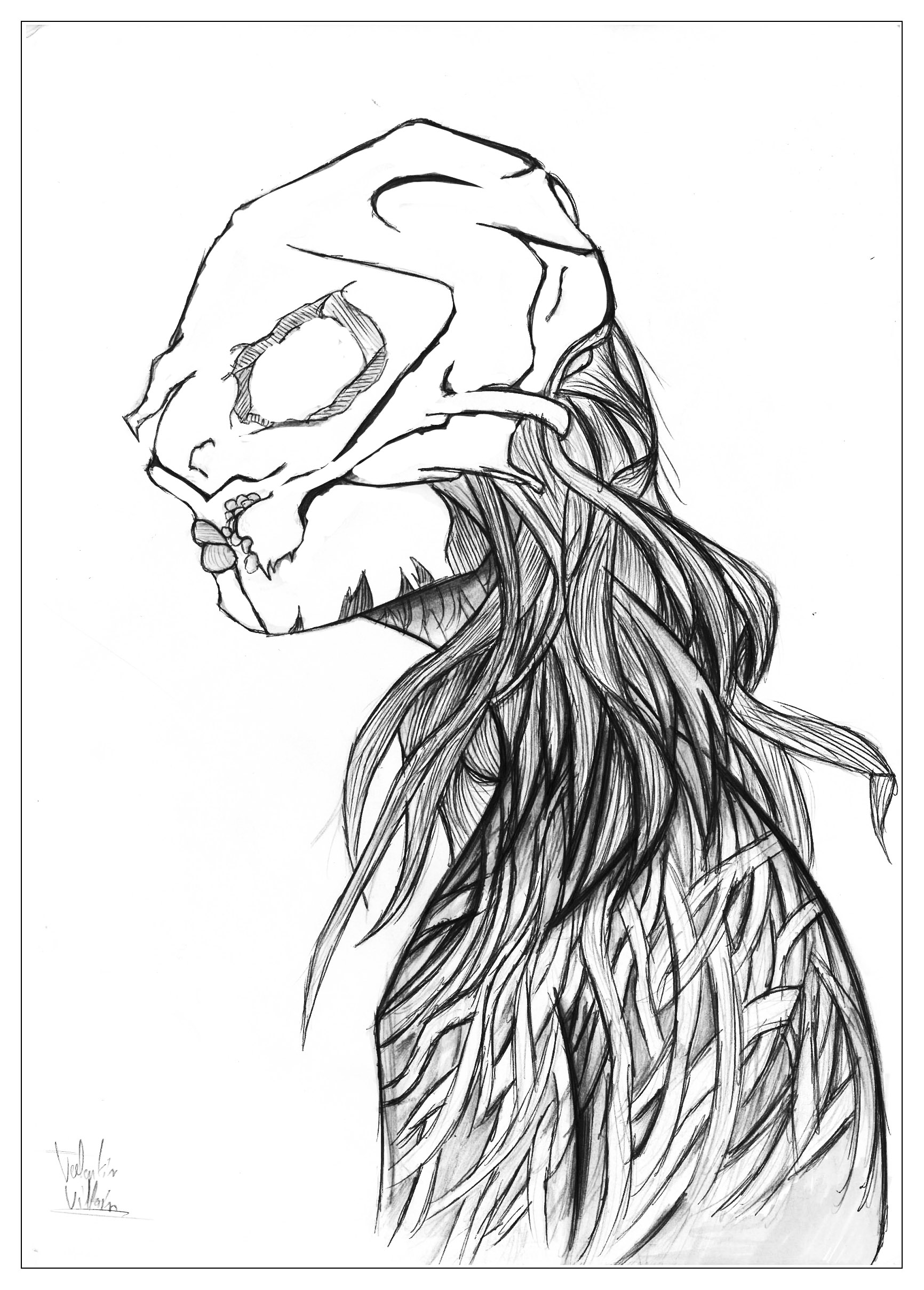 1732x2417 Draw Manga Demon - Adult Drawing