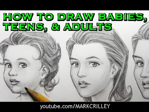 480x360 how to draw babies, teens, adults - Adult Drawing
