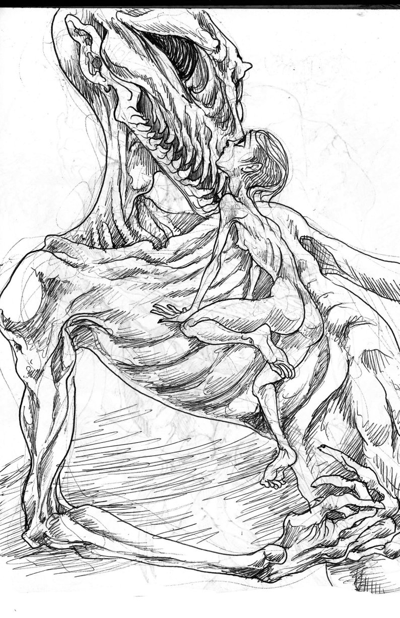 794x1227 fever dreams adult coloring book digital download drawings etsy - Adult Drawings