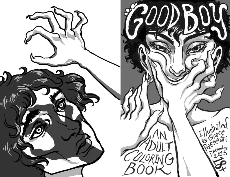 794x613 good boy adult erotic coloring book digital download etsy - Adult Drawings