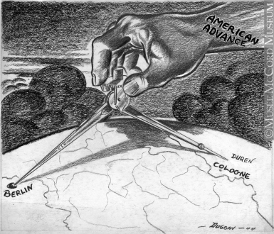 385x330 American Advance Drawing, Cartoon Frank Duggan - Advance Drawing