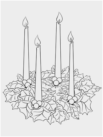 360x480 printable advent coloring pages best of advent wreath drawing - Advent Wreath Drawing