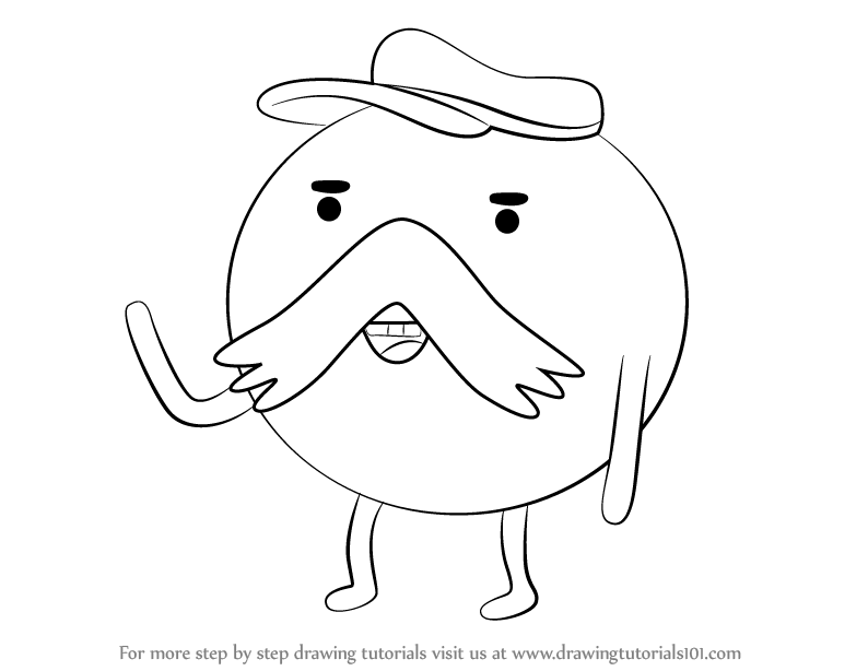 794x614 Learn How To Draw Starchy From Adventure Time - Adventure Drawing