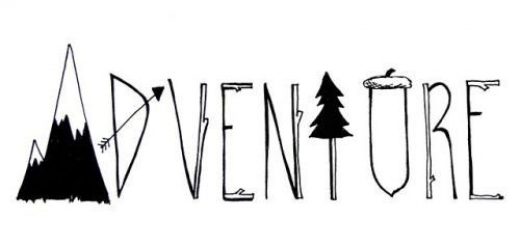 520x245 Letters Art Drawing - Adventure Drawing