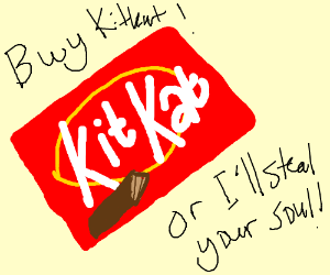 300x250 kitkat advertisement drawing - Advertisement Drawing