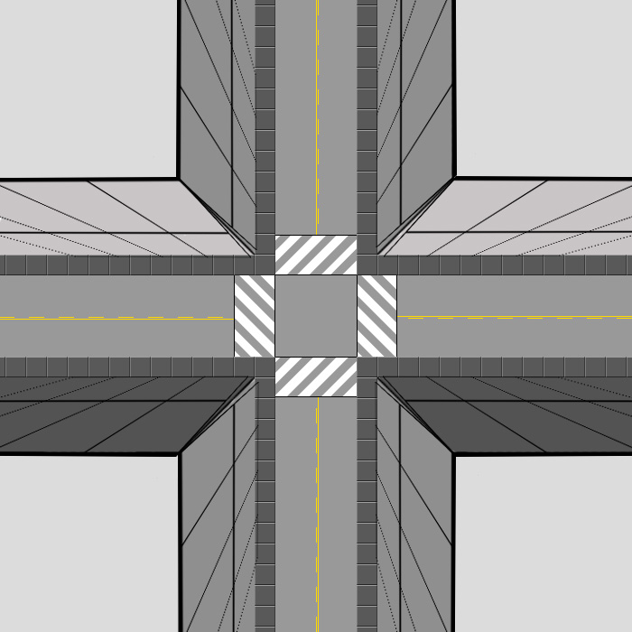 700x700 aerial city perspective effects - Aerial Drawing