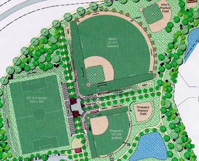 400x324 cofc patriot's point sports complex aerial drawing - Aerial Drawing