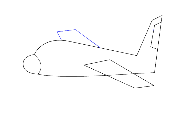 680x500 how to draw an airplane easy drawing guides - Aeroplane Drawing