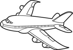 236x163 drawing a cartoon airplane in how to draw drawings - Aeroplane Drawing For Kids