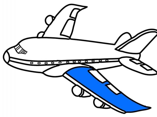 640x480 aeroplane drawing for kids - Aeroplane Drawing For Kids