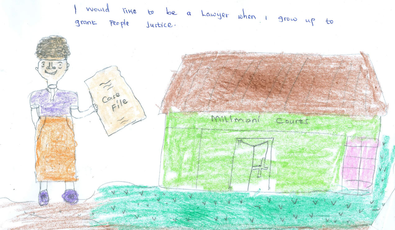 1271x741 children draw their dreams in africa - Africa Drawing