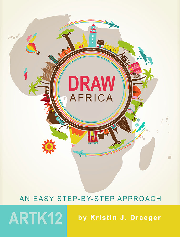 685x900 Draw Africa, An Easy Step - Africa Drawing