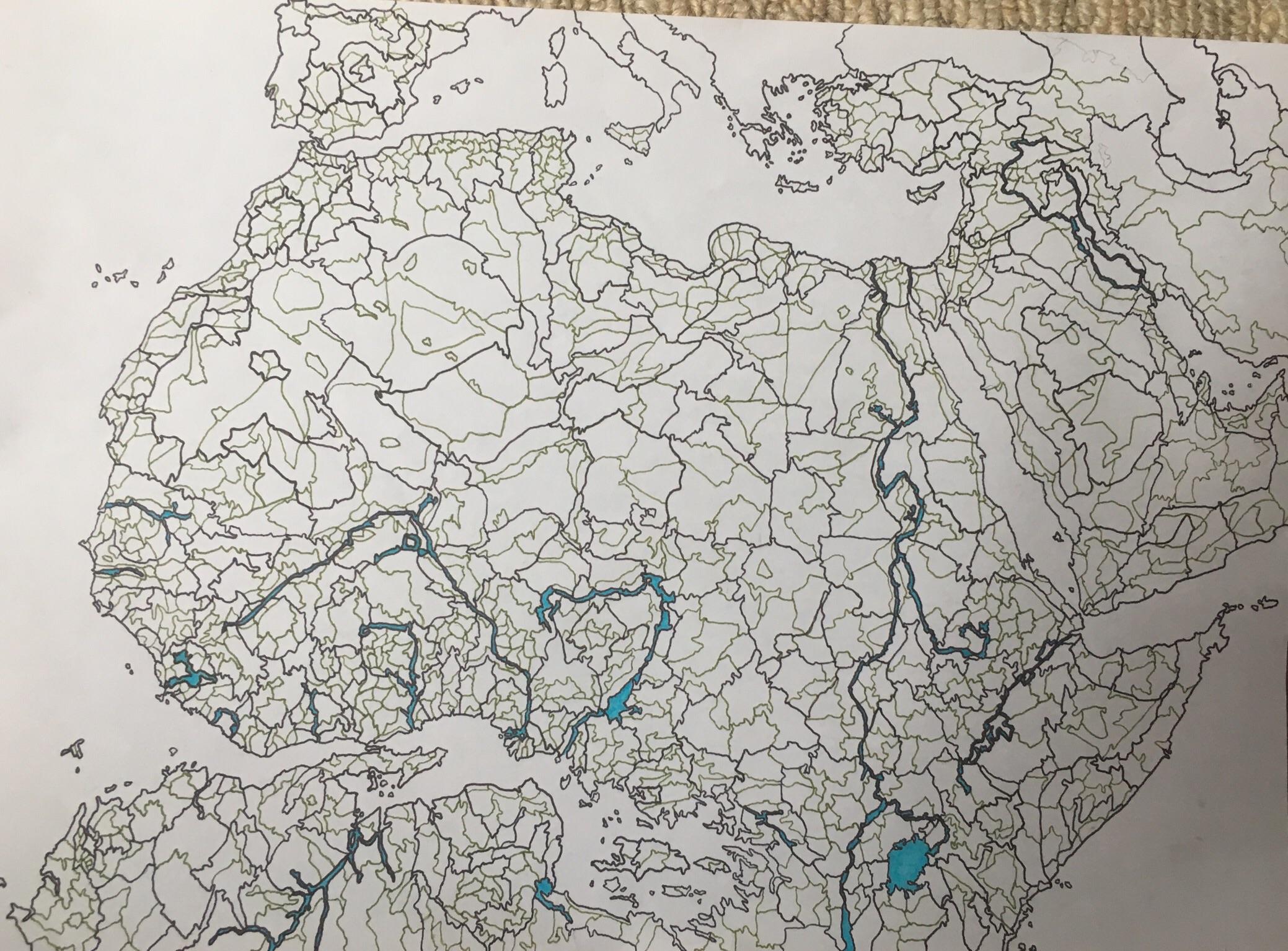 2078x1535 Fantasy Africa Map Drawing Fantasymaps - Africa Map Drawing