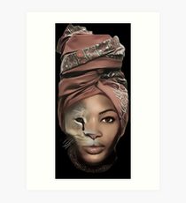 210x230 Afro American Girl Drawing Art Prints Redbubble - African American Girl Drawing