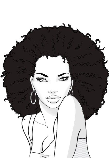 450x650 how to draw african american hair i draw fashion - African American Girl Drawing