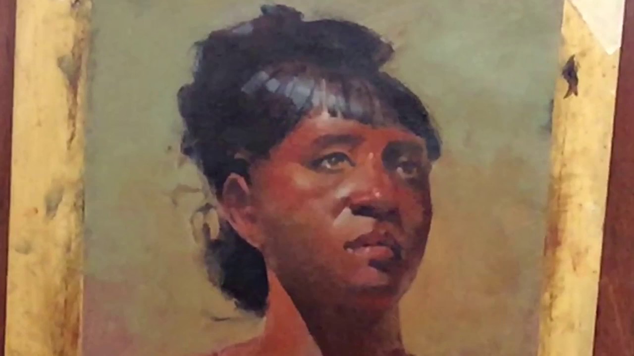 1280x720 Preview - African American Girl Drawing