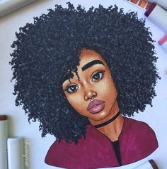 236x238 best brush strokes n chisels images in african - African American Girl Drawing