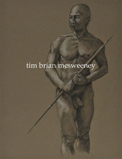 400x519 african stick warrior frontal drawings - African Drawings