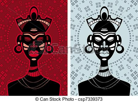 450x331 African People - African Drawings