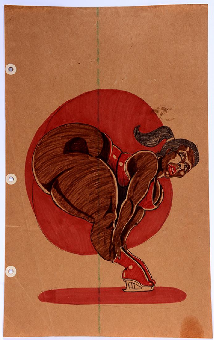 693x1100 erotic drawings - African Drawings