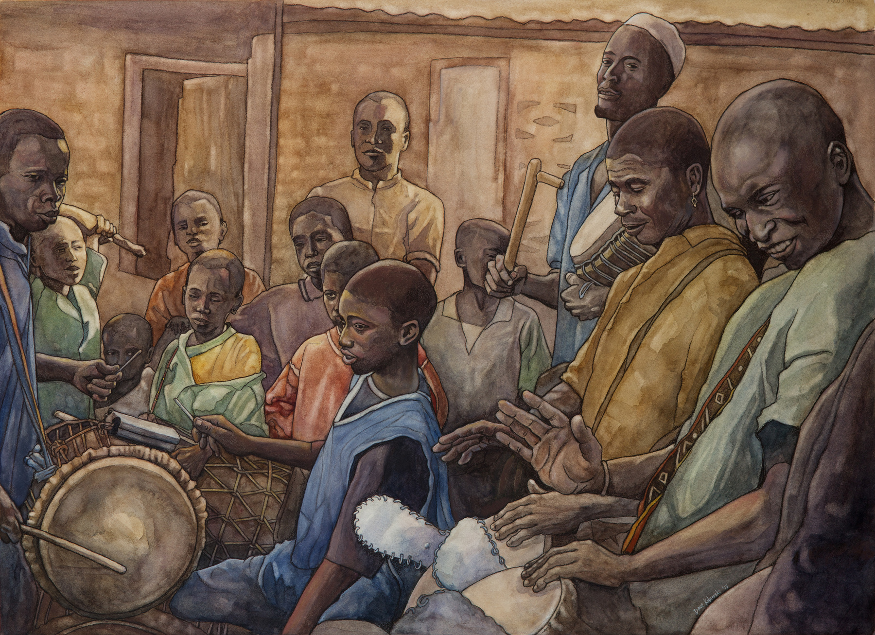 1800x1306 West Africa Drawings And Paintings - African Drawings