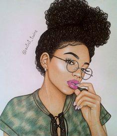 235x274 Images About Black Girl Art ! Cartoon, Black - African Girl Drawing