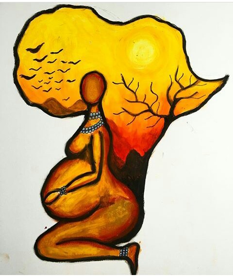 480x571 galile art the thick east african girl fashion icons tan - African Girl Drawing